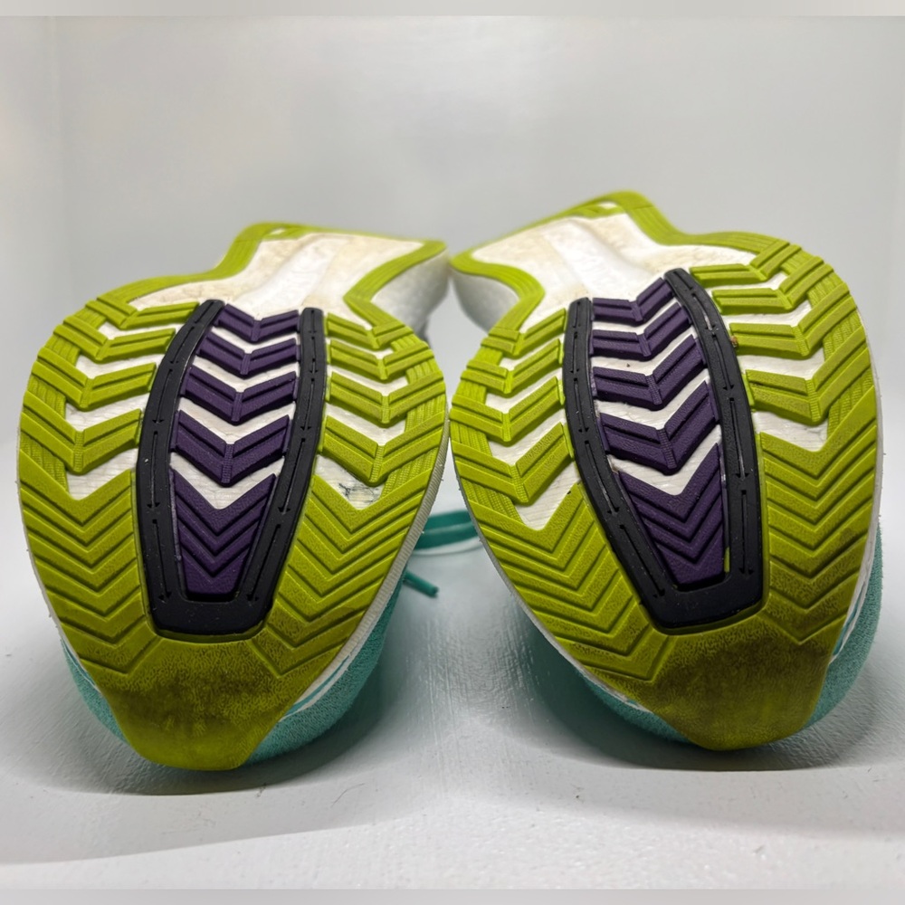 Saucony Women's Endorphin Speed 2 running shoes Cool Mint/Acid size 9 - Picture 8 of 10